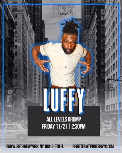 Krump workshop! Basic and Advanced techniques Foundation/Language/Syncs #krump #dance #strawhatz #mijobullz #NYCYonko | Nicholas Royal