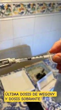 Leftover dose in the Wegovy. How to apply it and how much it contains. #wegovy