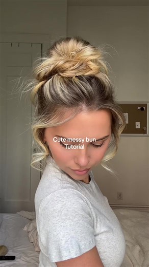 Messy Bun Hair Tutorial Inspired by Pamela Anderson