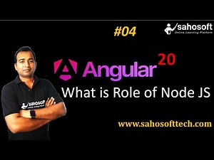 What is Role of Node JS in Angular 20 | Angular 20 Tutorials in Hindi | Sahosoft