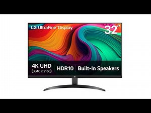 Review LG 32UR500K-B – 32” 4K HDR Monitor with Speakers & Borderless Design