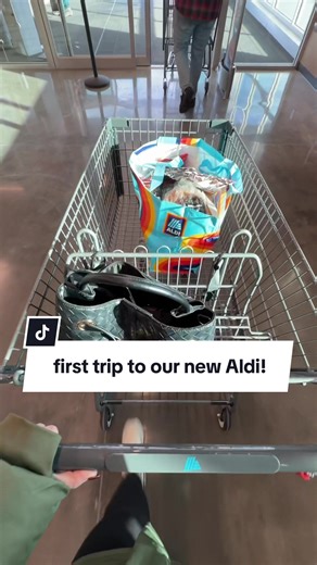 first trip to our new @ALDI USA and it won’t be the last!