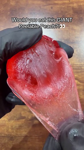 Would You Eat This Giant Peelable Peach?