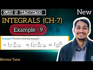 Integrals example 9 | Example 9 class 12 maths ch 7 | Example 9 integral class 12