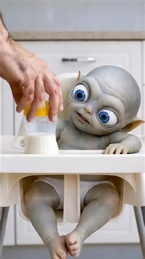 Baby Alien Wants Milk 🥛😱🤣 #mrteju #shorts #comedy #entertainment