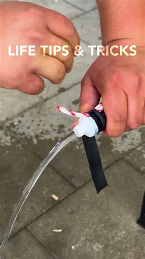 Toothpaste trick for outdoor water pipes #toothpaste #outdoors #trick