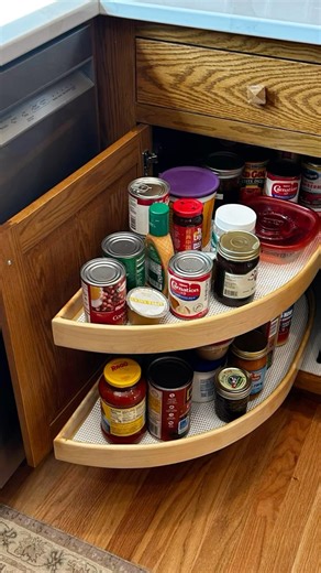 Blind Corner Base Cabinet With Swingout Shelves