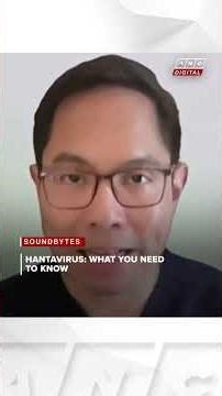 DOH on what you need to know about the hantavirus | ANC