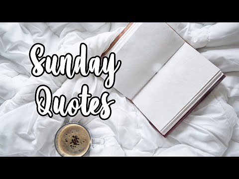Inspirational Sunday Quotes