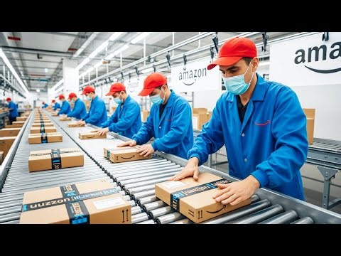Inside Amazon Factory | How Your Online Order Is Processed in Minutes!