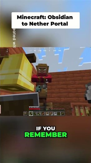 Minecraft Nether Adventure Full Obsidian Gear!