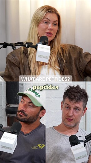 topic of convo: peptides!! 🎙️ don't forget to SUBSCRIBE to the pursuit of wellness podcast!! 🎧 #pursuitofwellnesspodcast #pursuitofwellness #peptides