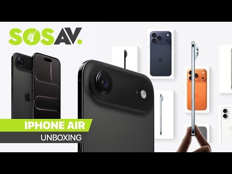 Unboxing SOSav iPhone Air - Retrait de la batterie et de l'écran