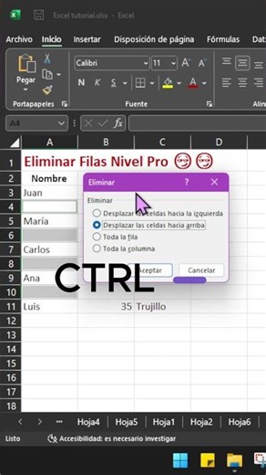 😳 Este truco de Excel elimina todo en segundos…