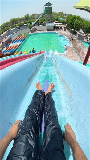 Extreme Water Slide POV Experience 😱💦 #POV #Adventure #waterpark