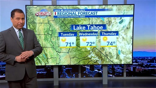Tuesday Sierra forecast