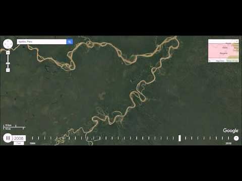 Watch A Jungle River Meander Over Time