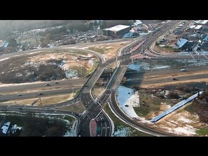 I-96/Cascade Road Diverging Diamond Interchange in Grand Rapids