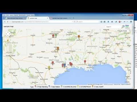Overview of making a map with easymapmaker.com