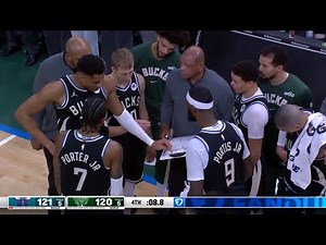 Giannis Antetokounmpo Creates His Own Play For The Game Winner