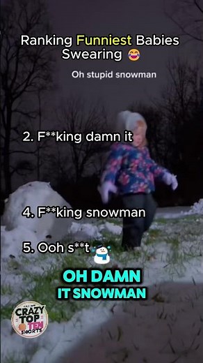 Top 5 Babies Dropping Swear Words 🤭😂 (Try Not to Laugh!) #shorts