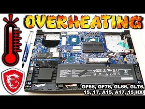 MSI Katana Thermal Paste Replacement & Fan Dust Cleaning! (Overheating/Slow FIX GUIDE)