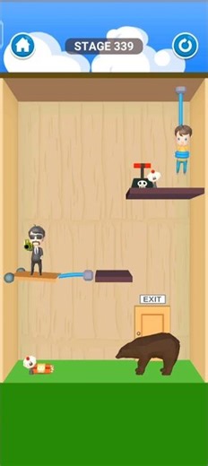 rescue cut rope game stage 339😰