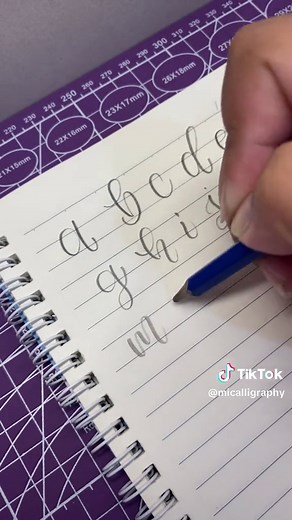 Handwriting Tutorial with Calligraphy Pencil | Calligraphy Writing