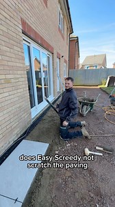Does Easy Screedy scratch paving? #trade #landscaping | JJ Groundworks