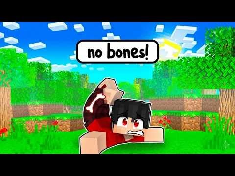 Blocky has NO BONES in Minecraft!