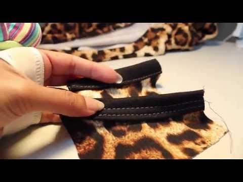 How to sew a neckband - Easy neckband tutorial - how to attach neckband on knit garments