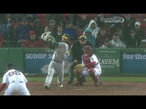 OAK@BOS: Jaso's single plates a pair