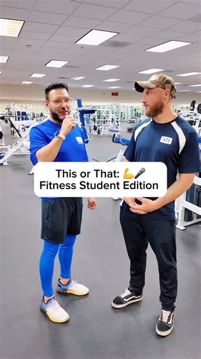 3 comments | This or That with Coach George and our personal trainer student, Zack  | Advanced Training Institute | Facebook