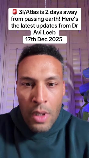 Harvard professor Avi Lowb explains why the third interstellar object ever detected is raising red flags in astronomy - and why the answer matters more than people realize. #3iatlas #uapdisclosure #alien #uaptiktok #aliens