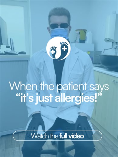 Allergies? Or Something More? Podiatry Humor