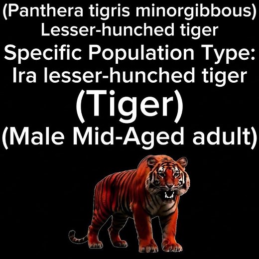 Tiger Evolution - (Panthera tigris tigris) Bengal tiger to (Panthera tigris demonos) Demonstrike ...