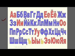 Apprendre le russe: l'alphabet / apprendre les lettres russes (la prononciation et l’écriture)