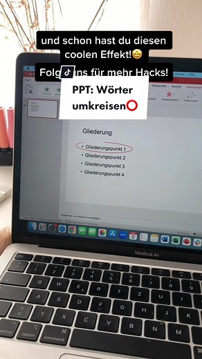 Coole Effekte in PowerPoint erstellen: Wortumkreisung