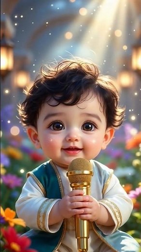 Cute baby 🥰🕋 Reacting heart ❤️ Touching Naat Sharif 2025