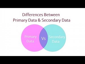 Differences Between Primary Data and Secondary Data