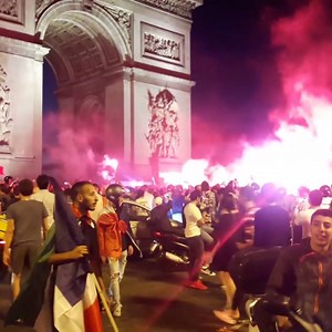 503K views · 7.1K reactions | France goes wild in the streets after their World Cup win https://ti.me/2zv265T | TIME | Facebook