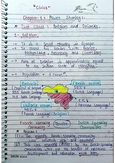 Power Sharing Notes || Class 10 Civics Chapter 1 || Academic Edu