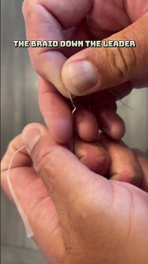 How to tie the RP knot to join fishing braid to leader material