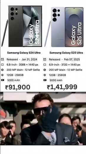Samsung s24 ultra vs samsung s25 ultra 🤯 comparison #samsungs25ultra #samsungs24ultra #samsung