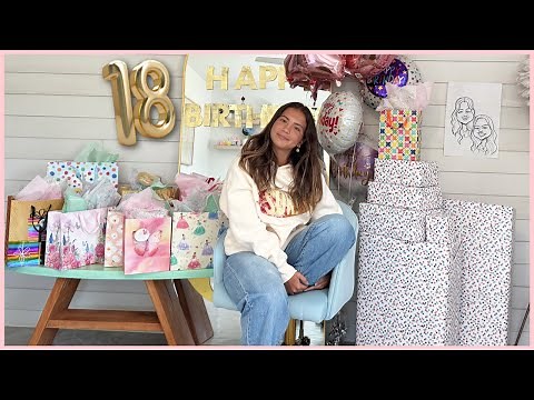 Alisson's 18th Birthday Present Opening Special | SISTER FOREVER