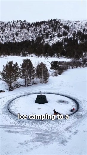 This Man Turned Ice Camping Into a Spinning Island