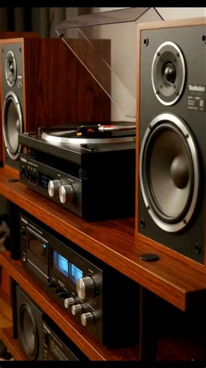 Vintage Technics Hi-Fi Stereo System 🔥 | Classic Audio Setup