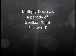 Multiply Decimals Song