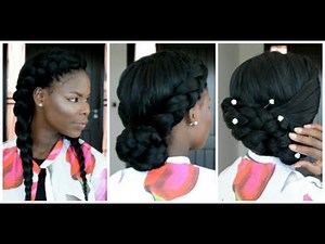 3 Easy Braid Hairstyles On Straight Crochet Braids | vivian beauty and style