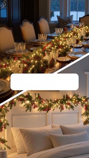 Add festive charm with this glistening strand, where beautiful ornaments intertwine with a magical golden glow! ✨💖 | TwinklingTree